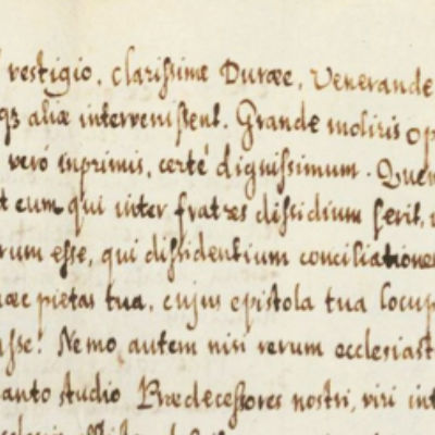 image excerpt of a historic letter